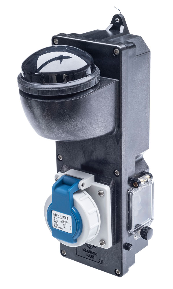 Schaltbare Mastanbausteckdose HSW 4060 Schaltbare Mastanbausteckdose HSW 4060